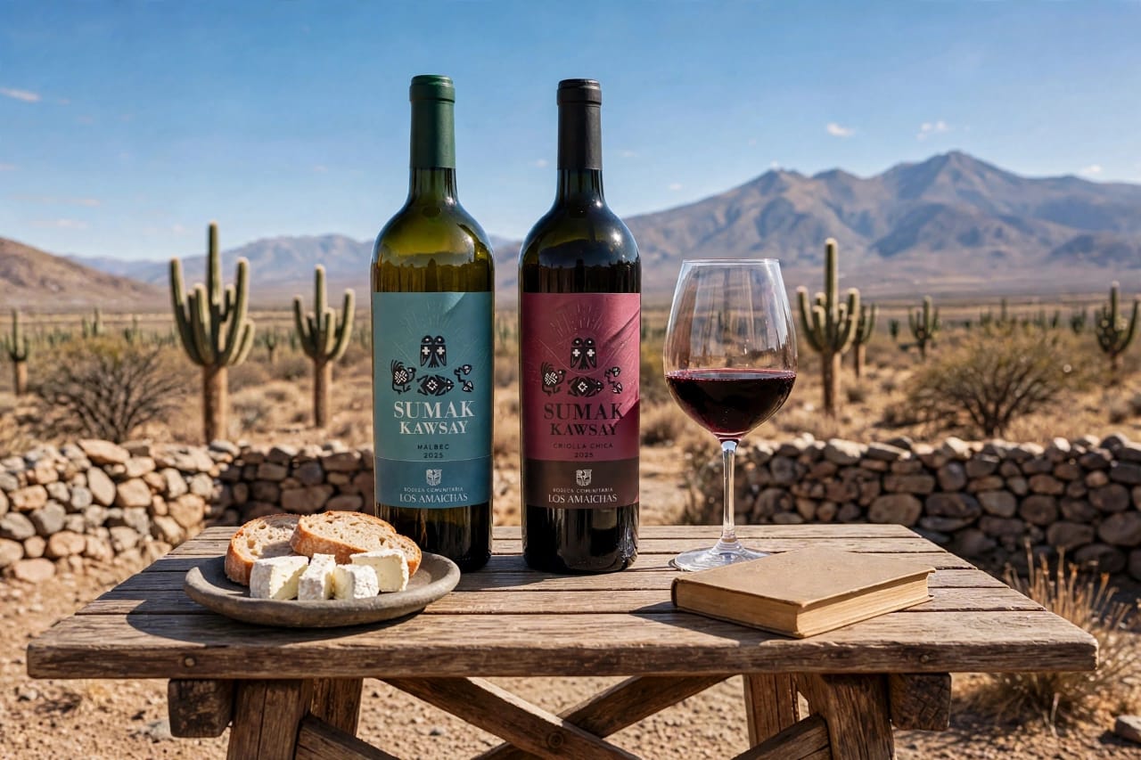Vinos y Wiphala