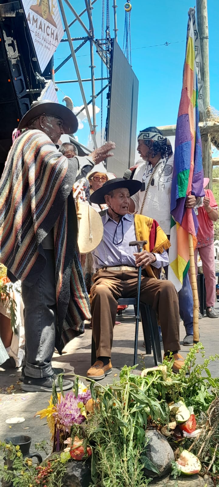 Festividad comunitaria en Amaicha
