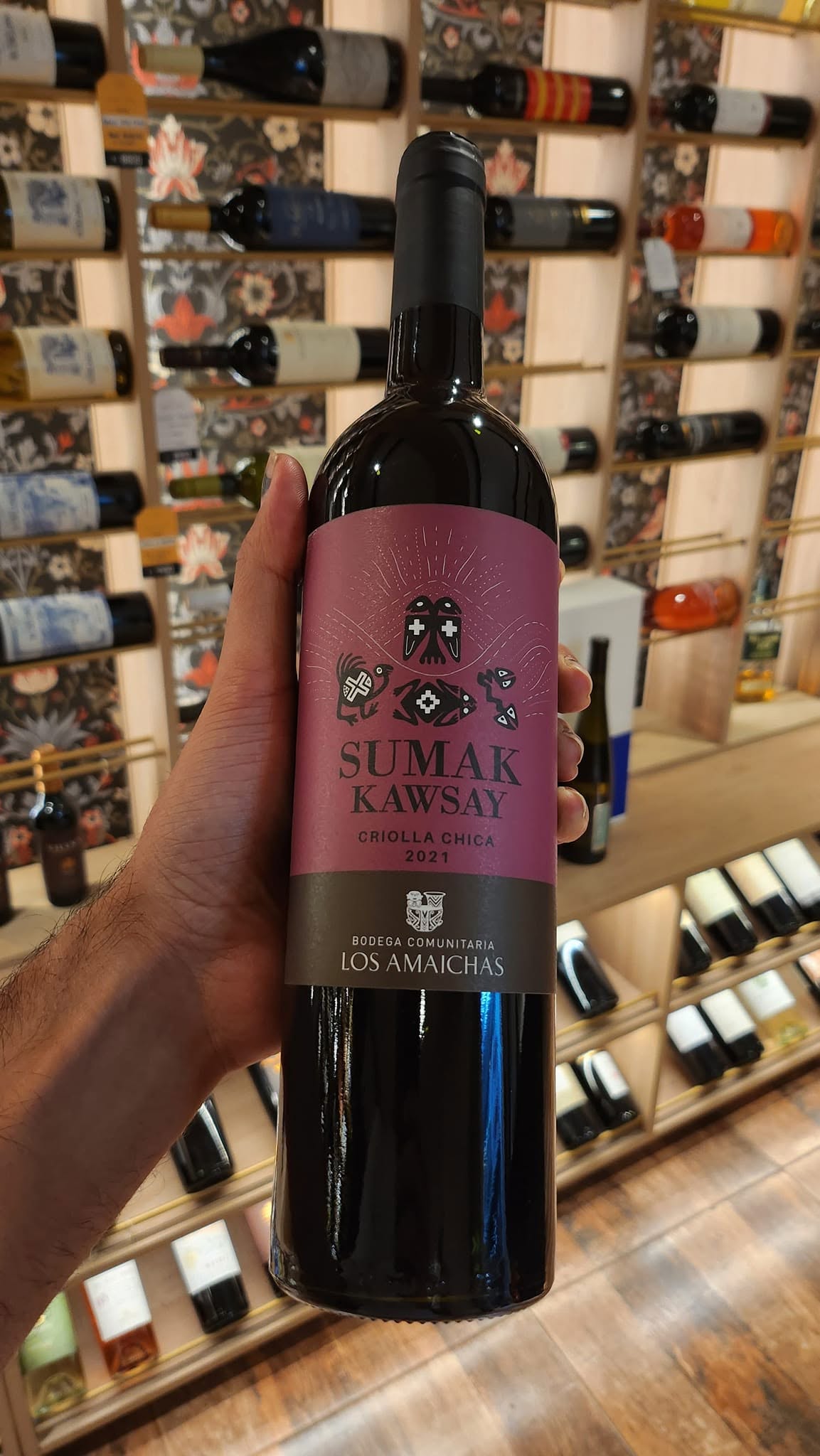 Vino Malbec Comunidad de Amaicha